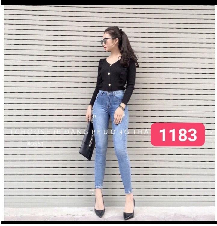 Quần jean nữ lưng cao 1183 12