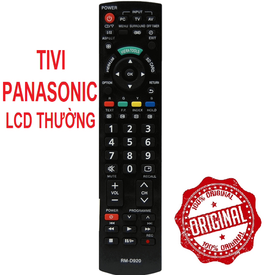 Remote điều khiển tivi panasonic lcd thường