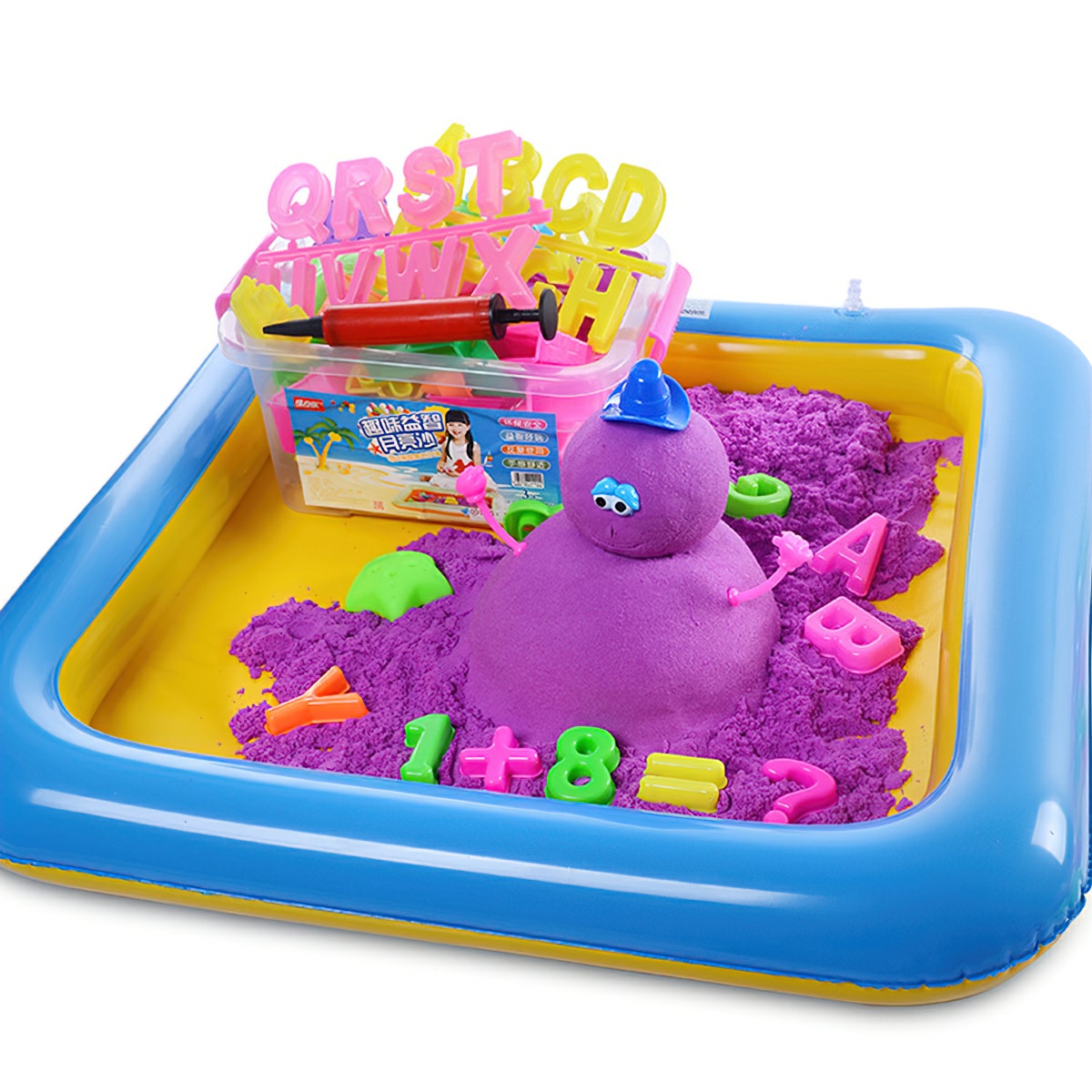 Kinetic sand play mold, modeling clay for children (powder not included)