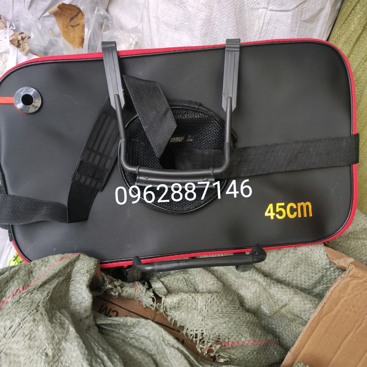 Thùng Đựng Cá 45cm Đi Câu Có Thể gấp gọn