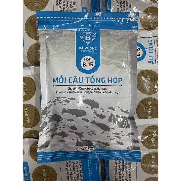 Mồi câu cá tổng hợp B15 - Câu tất cả các loại cá nước ngọt - Mồi câu Bá Vương