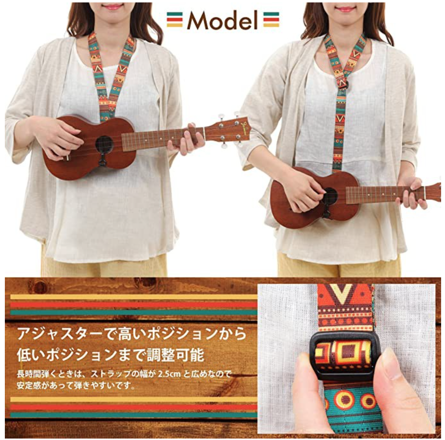 [HCM]DÂY ĐEO MÓC THÙNG ĐÀN UKULELE - KHÔNG CẦN ĐỤC LỖ
