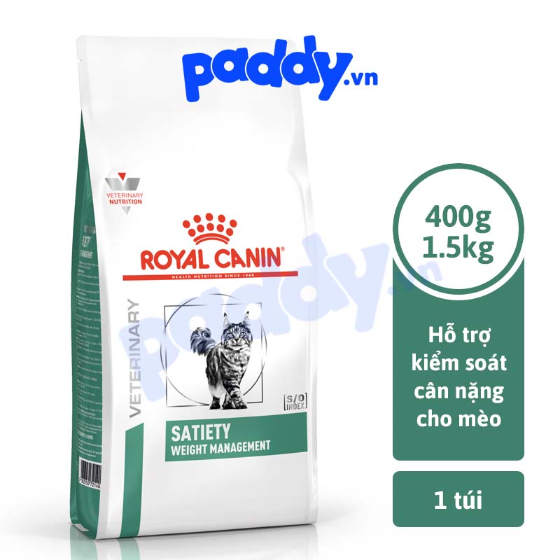 Thức Ăn Hạt Cho Mèo Royal Canin Satiety Weight Management Hỗ Trợ Kiểm Soát