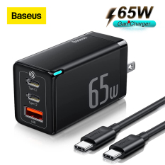 BASEUS GaN3 Pro 65W Charger USB C PD 3.0 QC 4.0 Type C Charger for iPhone 13 12 Pro Max Samsung Macbook Pro