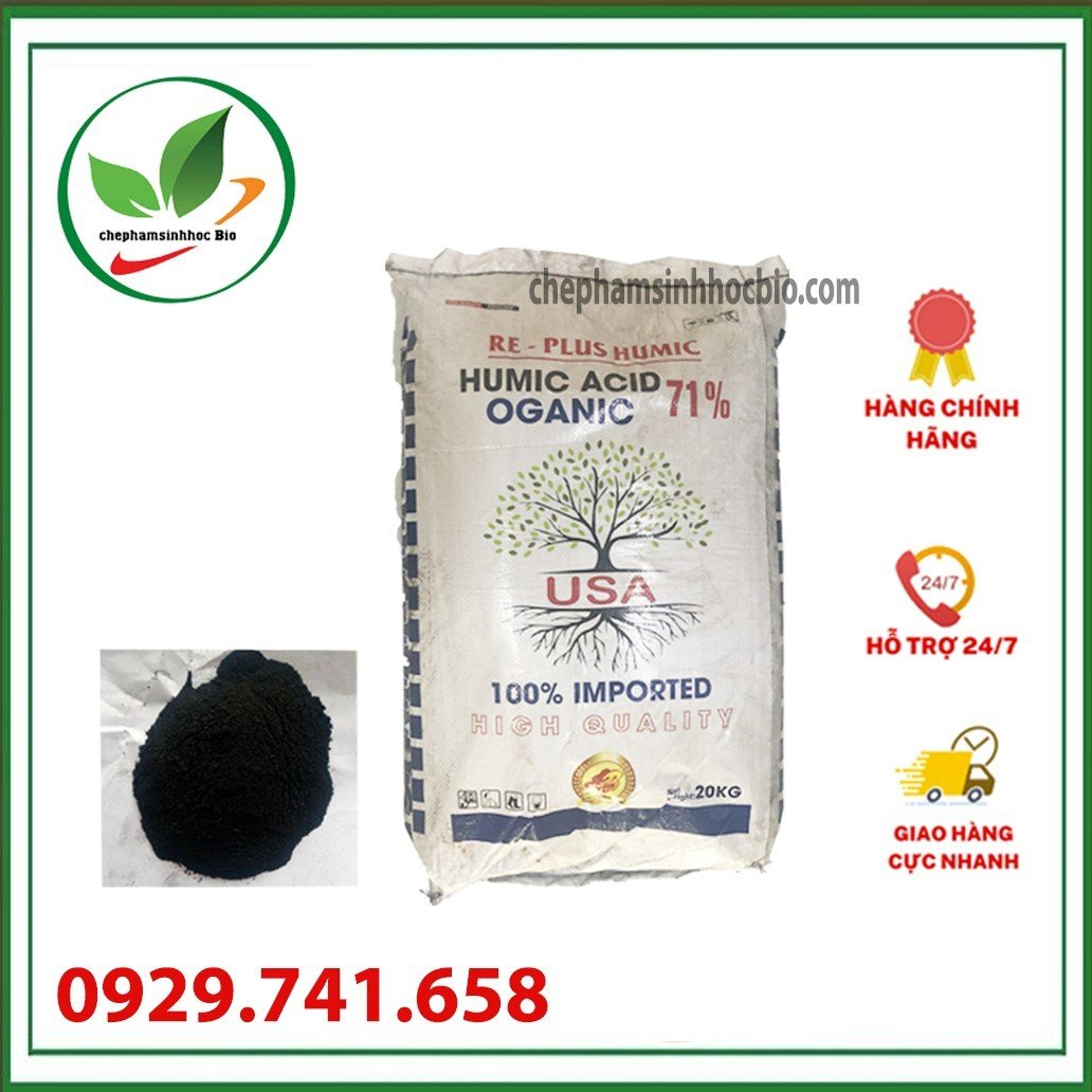 Phân bón HUMIC dạng bột. Bao 20kg