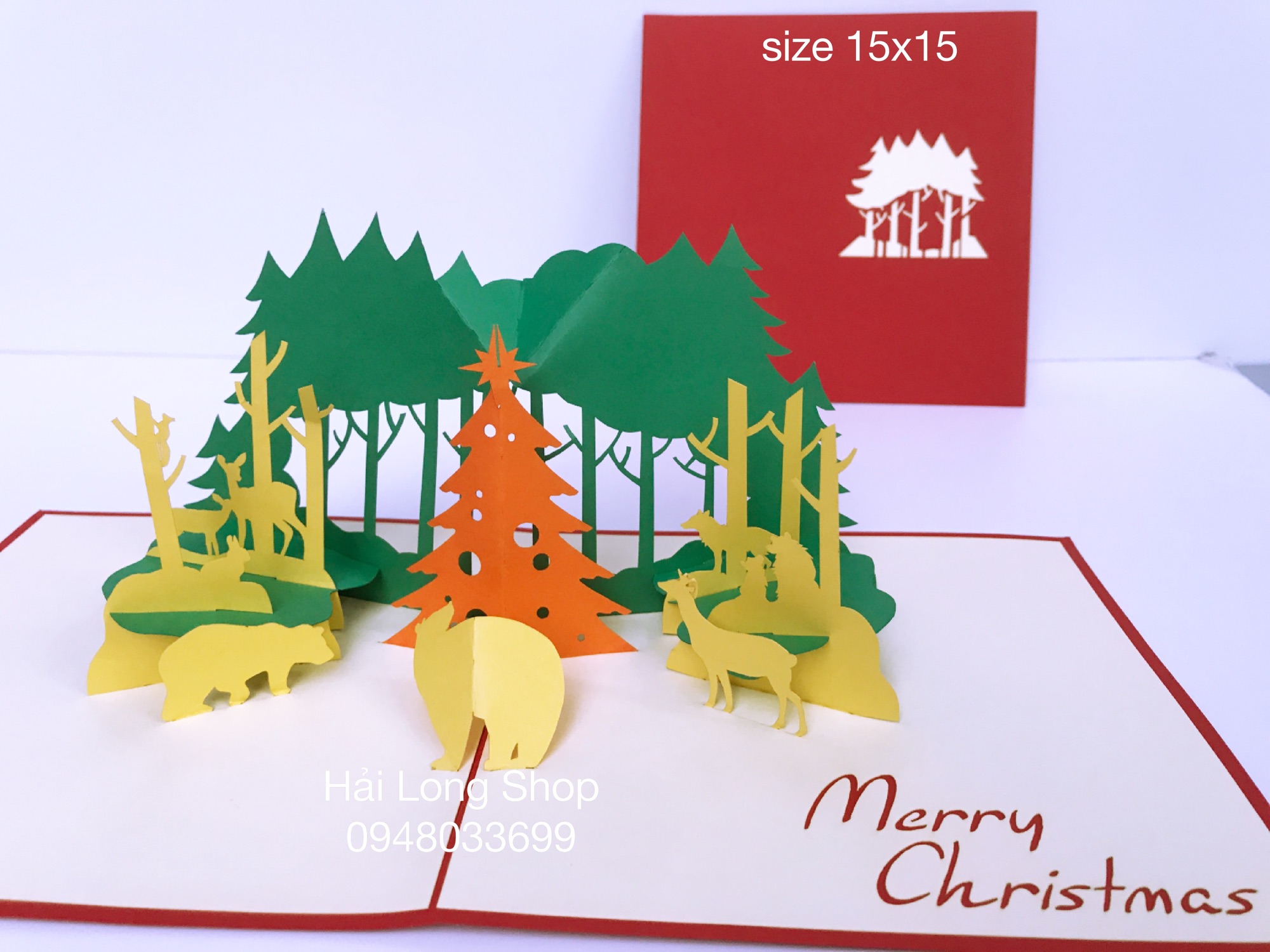 Khu Rừng 1 ( Forest ) - Noel - Thiệp 3D