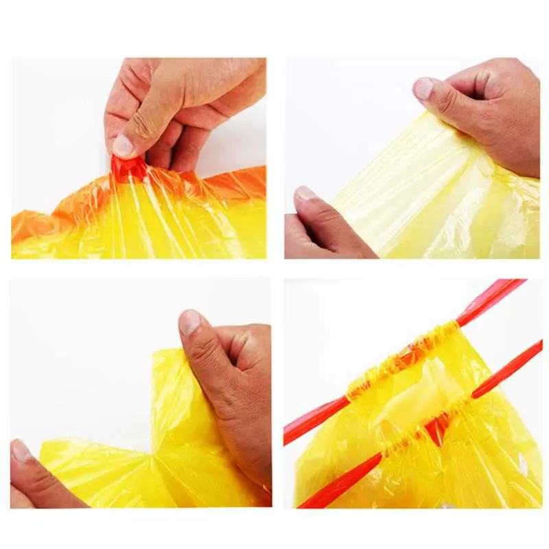 Cuộn Túi đựng rác có dây rút tiện lợi