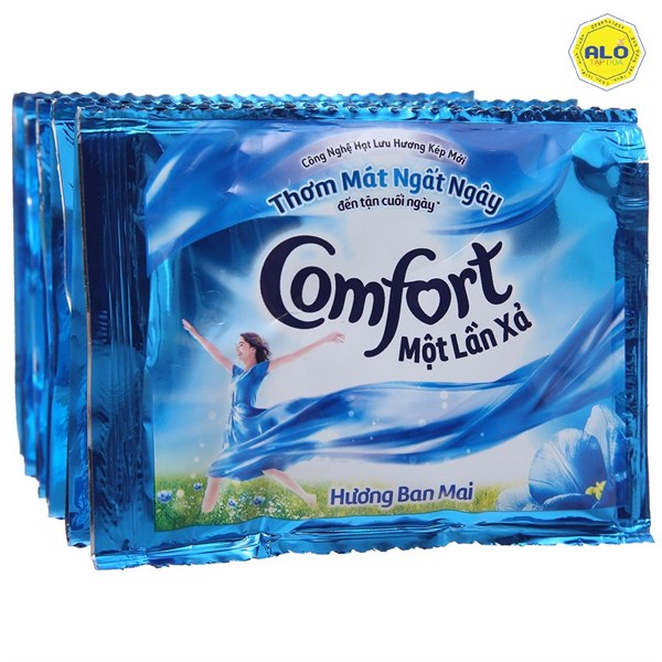 Combo 4 nước xả vải Comfort dây 10 gói