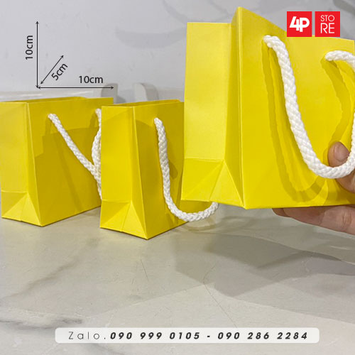 01 TÚI KRAFT VÀNG KRAFT 120GSM - NHIỀU SIZE