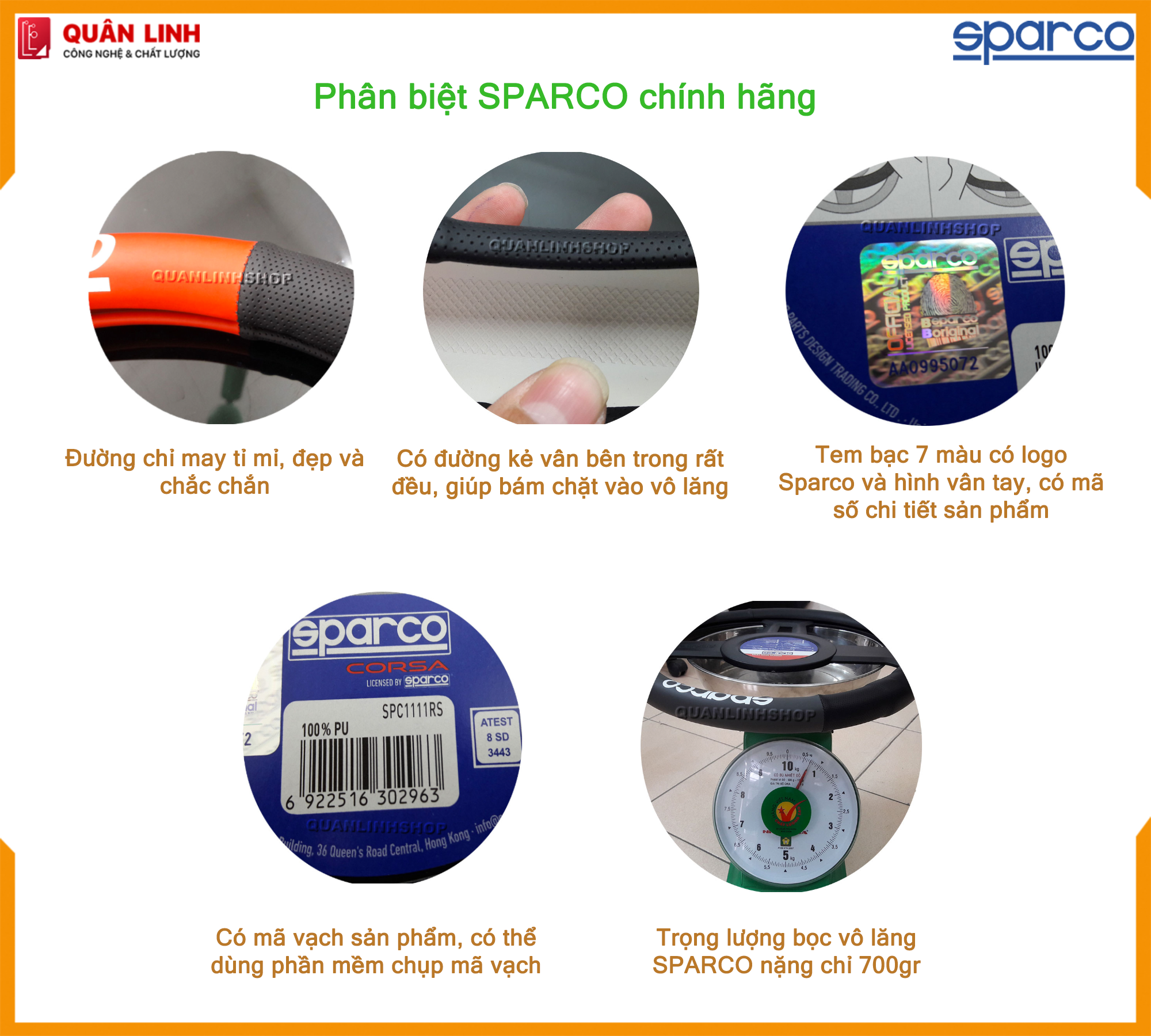 Bọc vô lăng Sparco SPC1111AZ