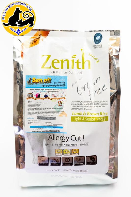 Thức ăn hạt mềm chó già Zenith 1.2kg