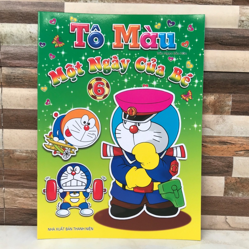 Tập tô màu cho bé dorremon [ VPP Trí Nhân ]