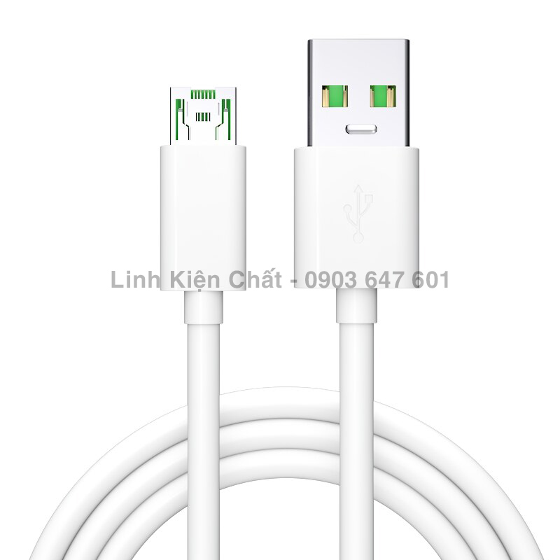 Dây cáp sạc nhanh vooc oppo f9 cph1823 cph1825 microusb - hàng nhập khẩu