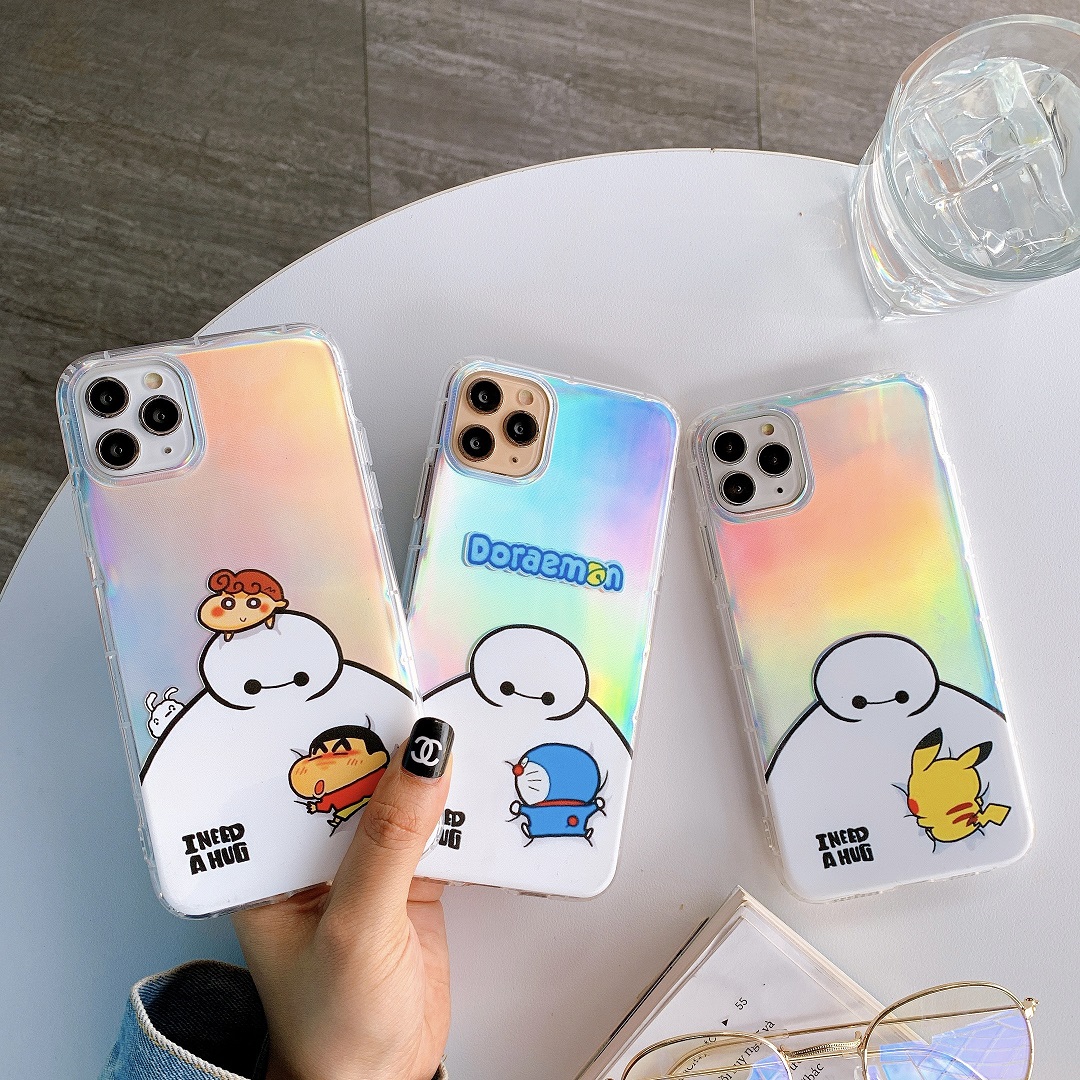 Ốp Lưng Silicon Chống Sốc Cartoon Story ( Kèm Miếng Phản Quang )