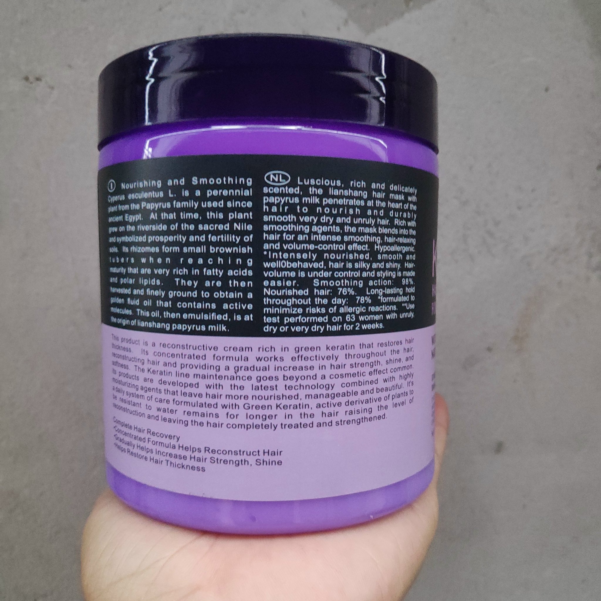Hấp dầu keratin phục hồi tóc