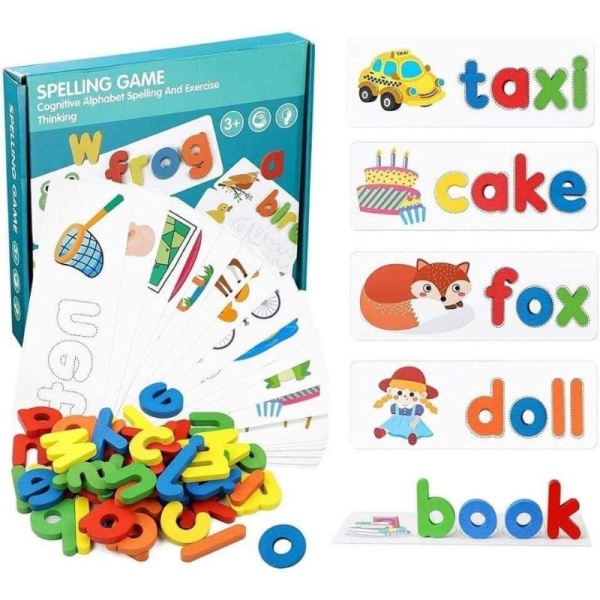 Thẻ học thông minh Spelling Game Top-Top Kids cho bé học chữ cái và tập đánh vần tiếng Anh thông qua trò chơi hình ảnh