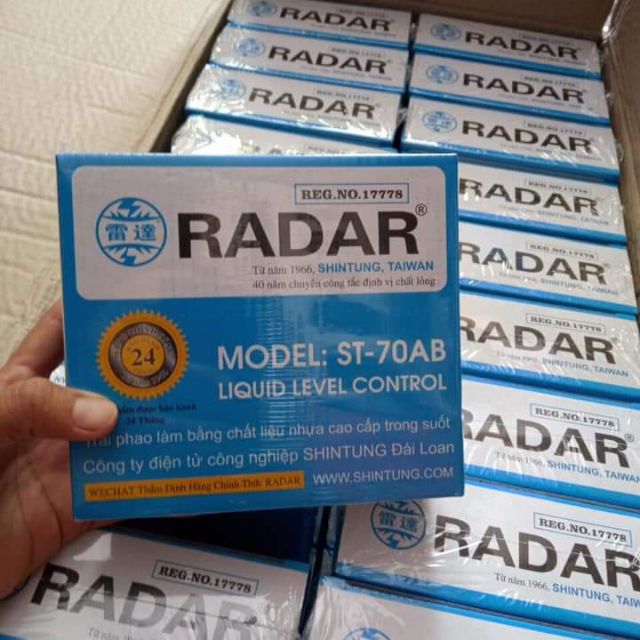Phao điện tự động - phao nước chống tràn RADAR