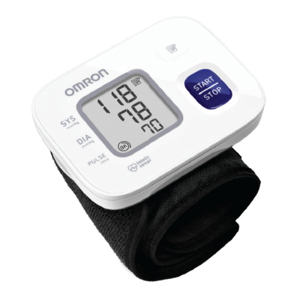 máy đo huyết áp cổ tay omron 6161