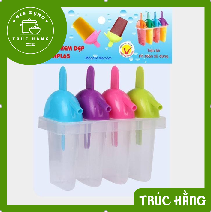 Khuôn nhựa làm 4 que kem dẹp (HOFACO- HPL65)