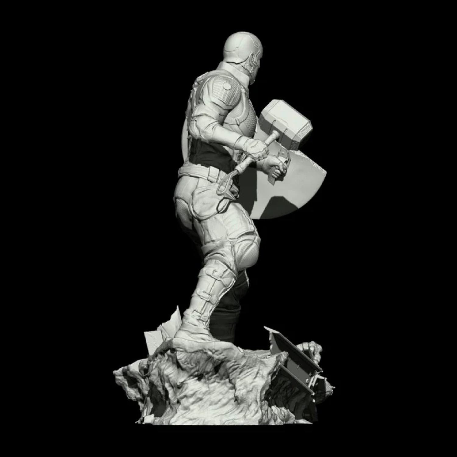 File in 3D PopTotem - Captain America