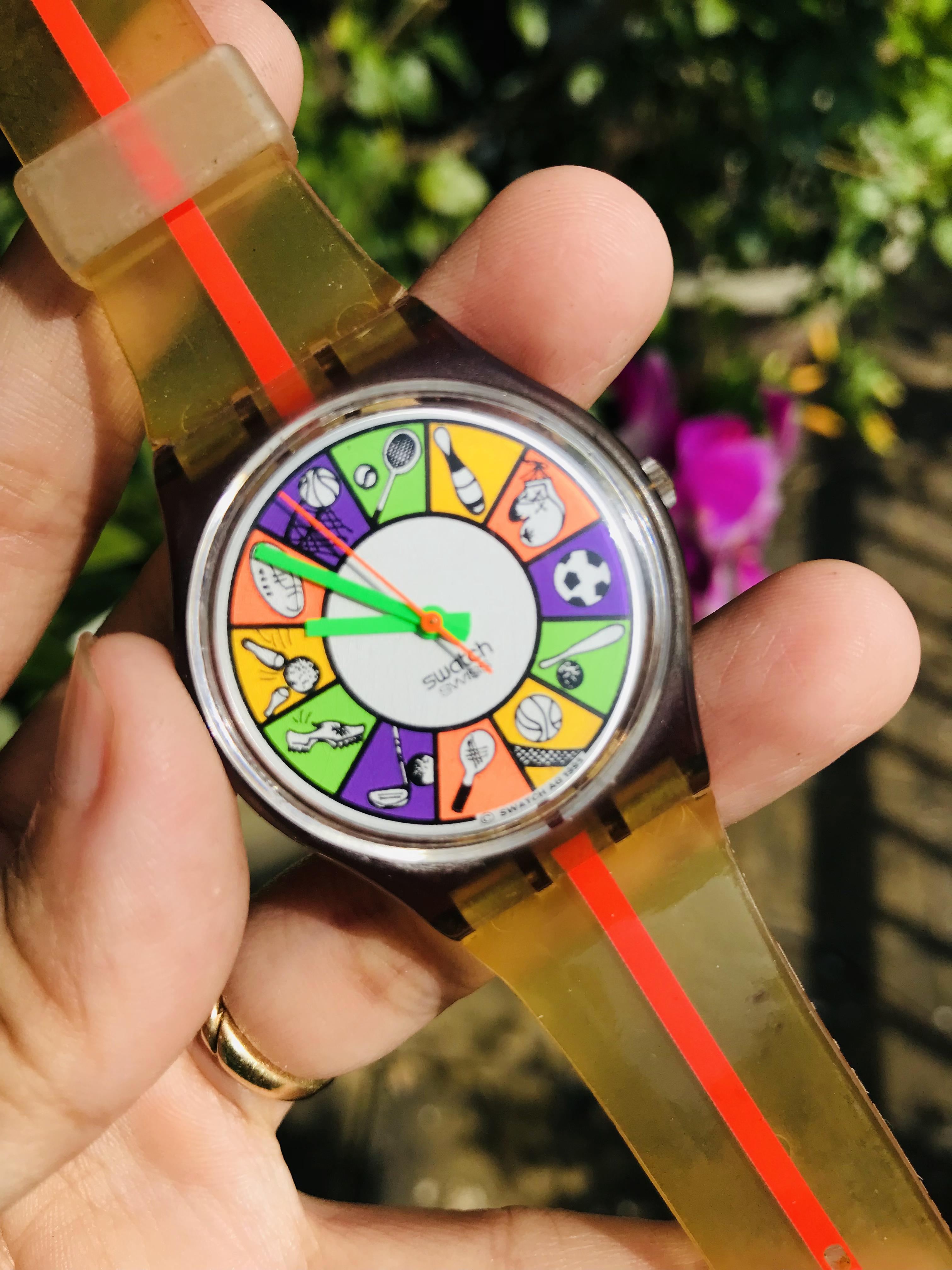 Đồng hồ nam nữ Swatch swiss size 35mm dây nhựa