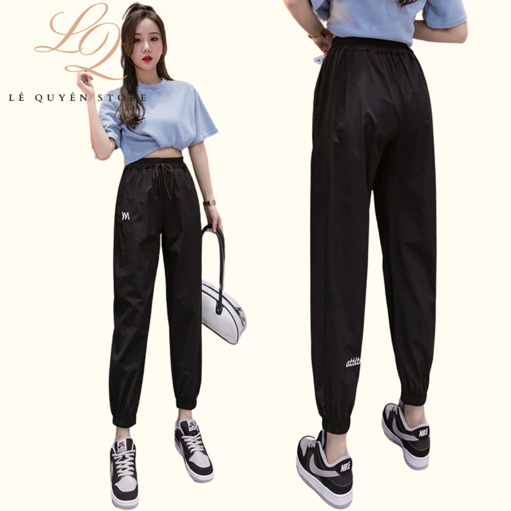 Quần Jogger Bom Bo Gấu Nỉ Da Cá
