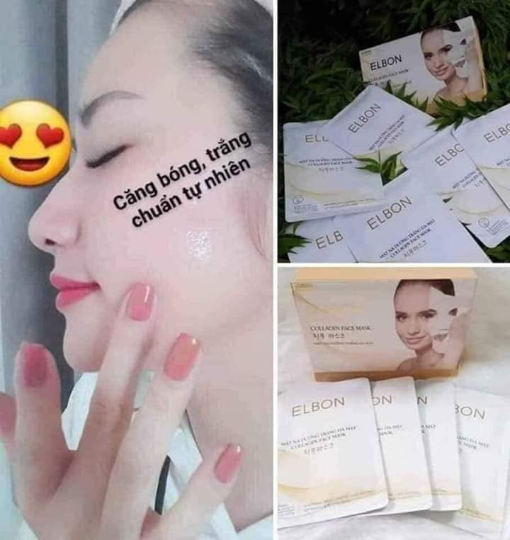 1 hộp mặt nạ elbon hàn quôc 10 miếng
