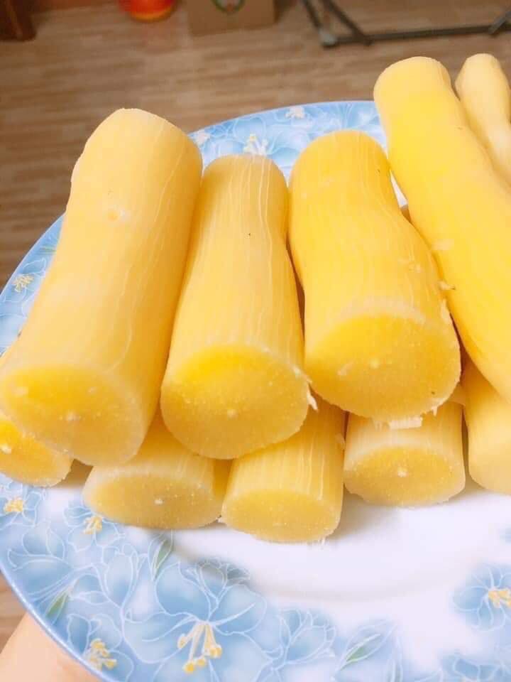 COMBO 5 kg CỦ KHOAI SẮN [ KHOAI MÌ ] RUỘT VÀNG DẺO [ TƯƠI, SẠCH, AN TOÀN ] [ CAM KẾT MỚI ĐÀO XONG 100% ]