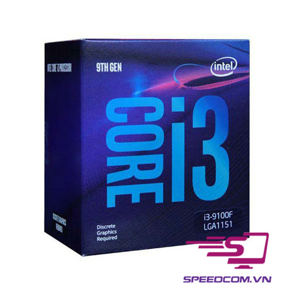 CPU Intel Core i3 9100F (Up to 4.20Ghz/ 6Mb cache)