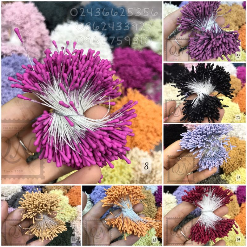 400 nhụy hoa đôi mờ 1mm dài 6cm