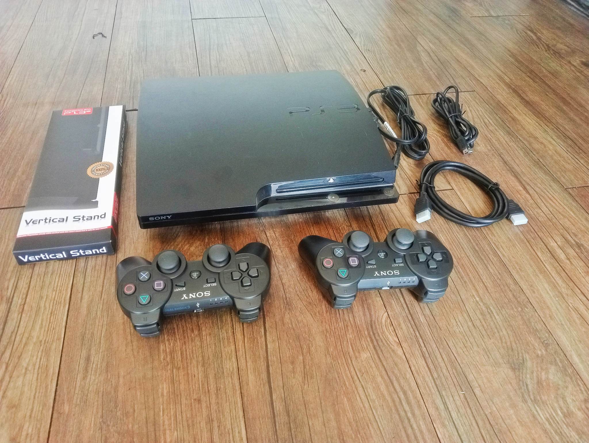 Máy game PS3 Slim 500GB + 2 tay cầm (có Pes 2026)