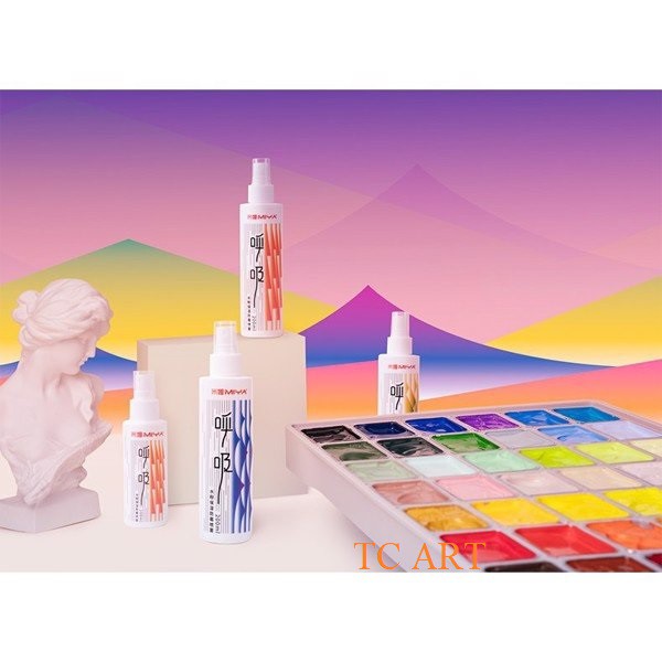 Chai Xịt Giữ Ẩm Cho Màu Gouache Miya (100Ml/200Ml)
