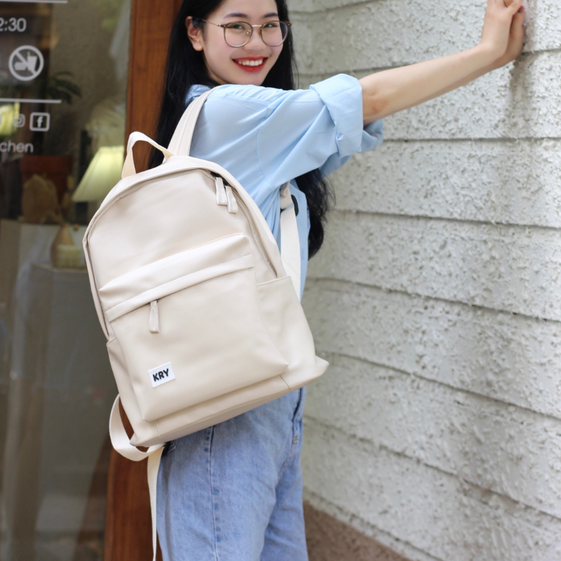 Balo da luxi nam nữ chất pu size to 30x40cm vừa a4 ,lap 14 inch bl01