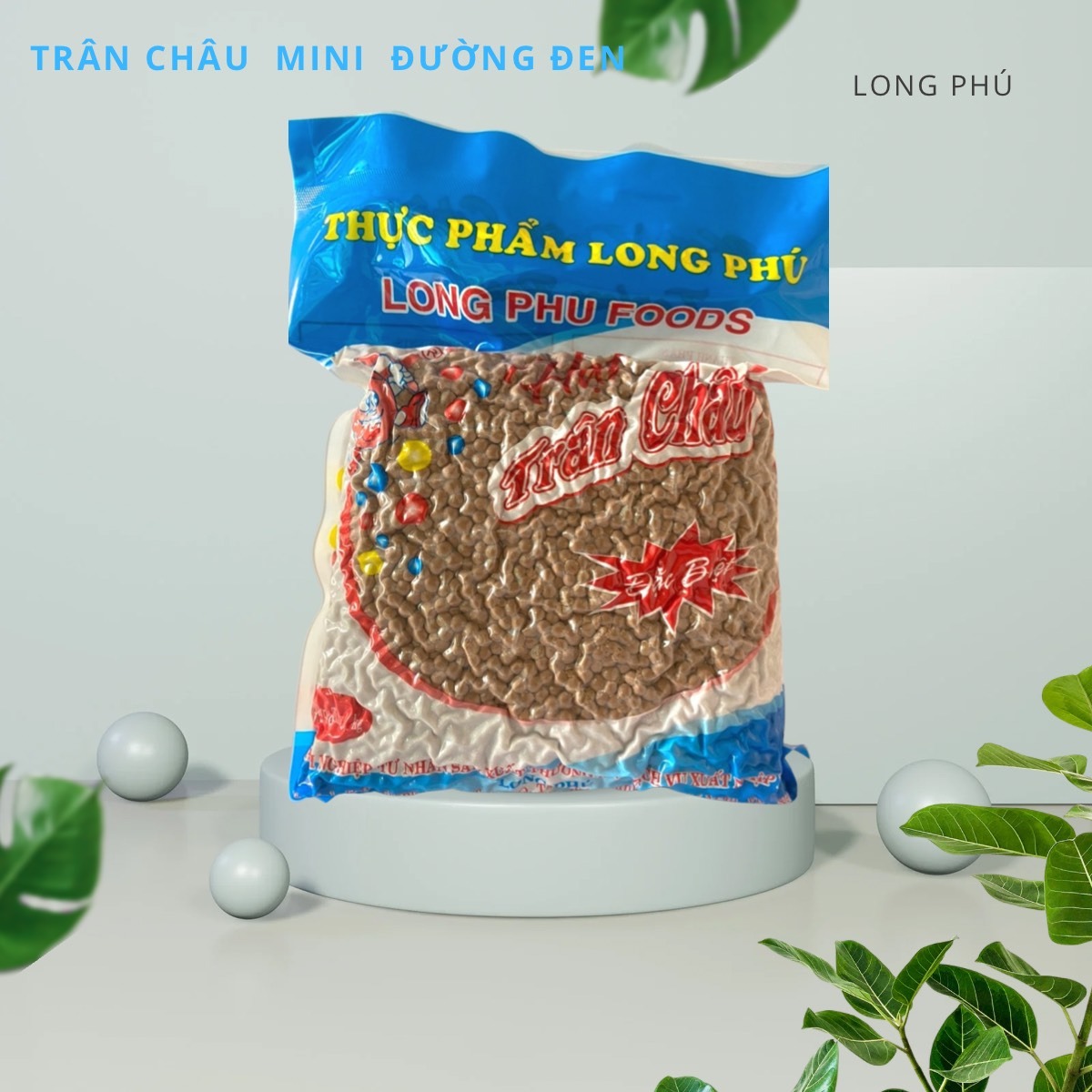 Trân châu hạt đường đen Long Phú gói 1kg