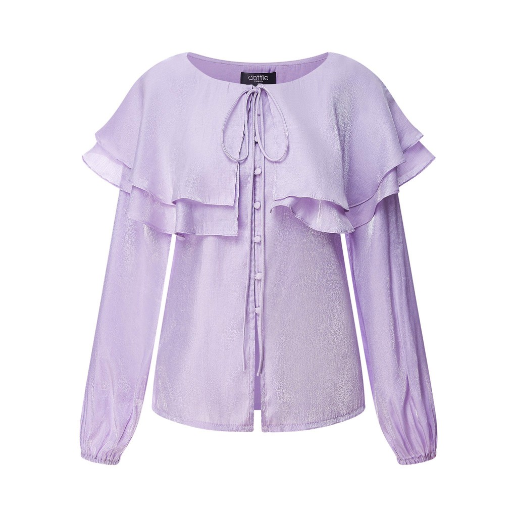 DOTTIE PREMIUM - Áo Top With Elastic Trims T0117