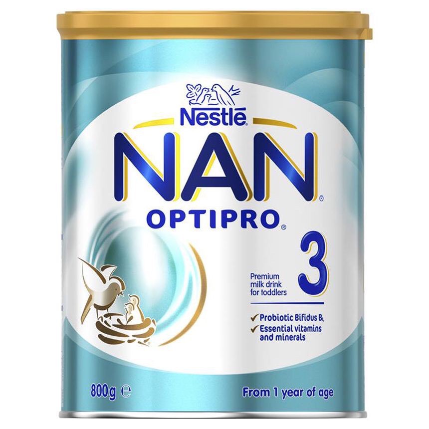 Sữa Nan Úc Optipro đủ số 1 2 3 800g ( DATE THÁNG 2/2022)