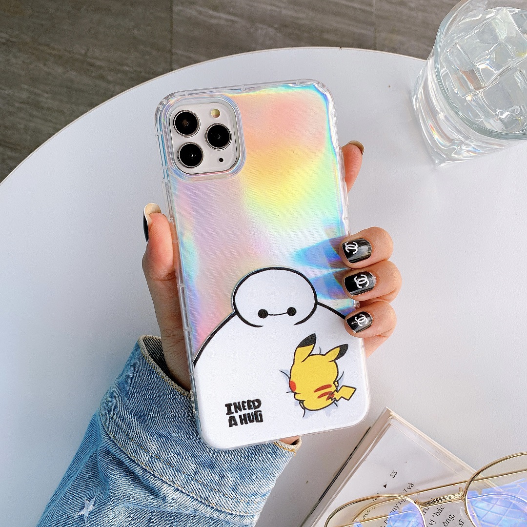 Ốp Lưng Silicon Chống Sốc Cartoon Story ( Kèm Miếng Phản Quang )