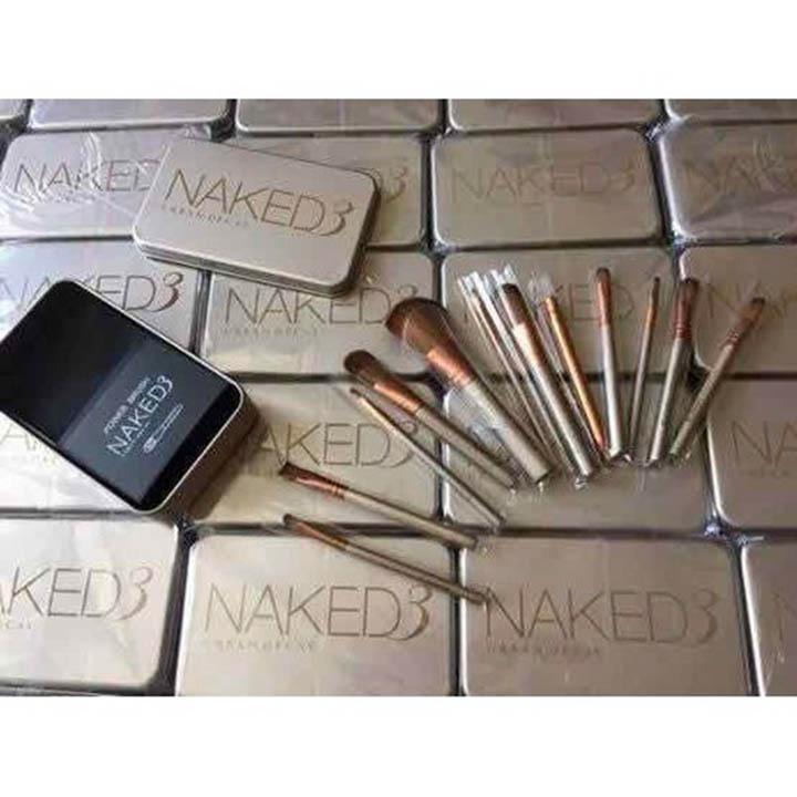 Bộ Cọ Trang Điểm Naked 12 Món