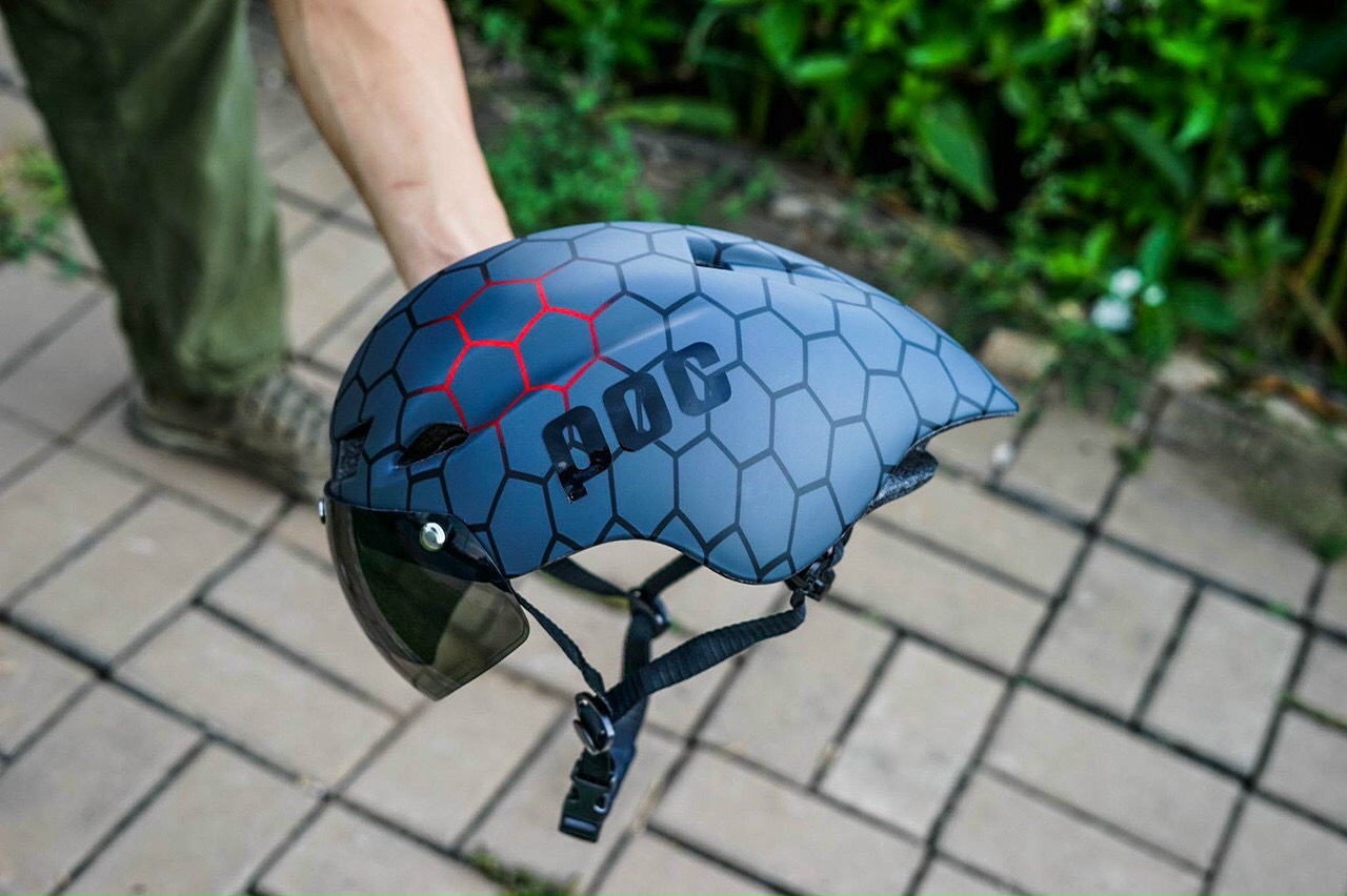 Mũ xe đạp POC 01 tổ ong nhám
