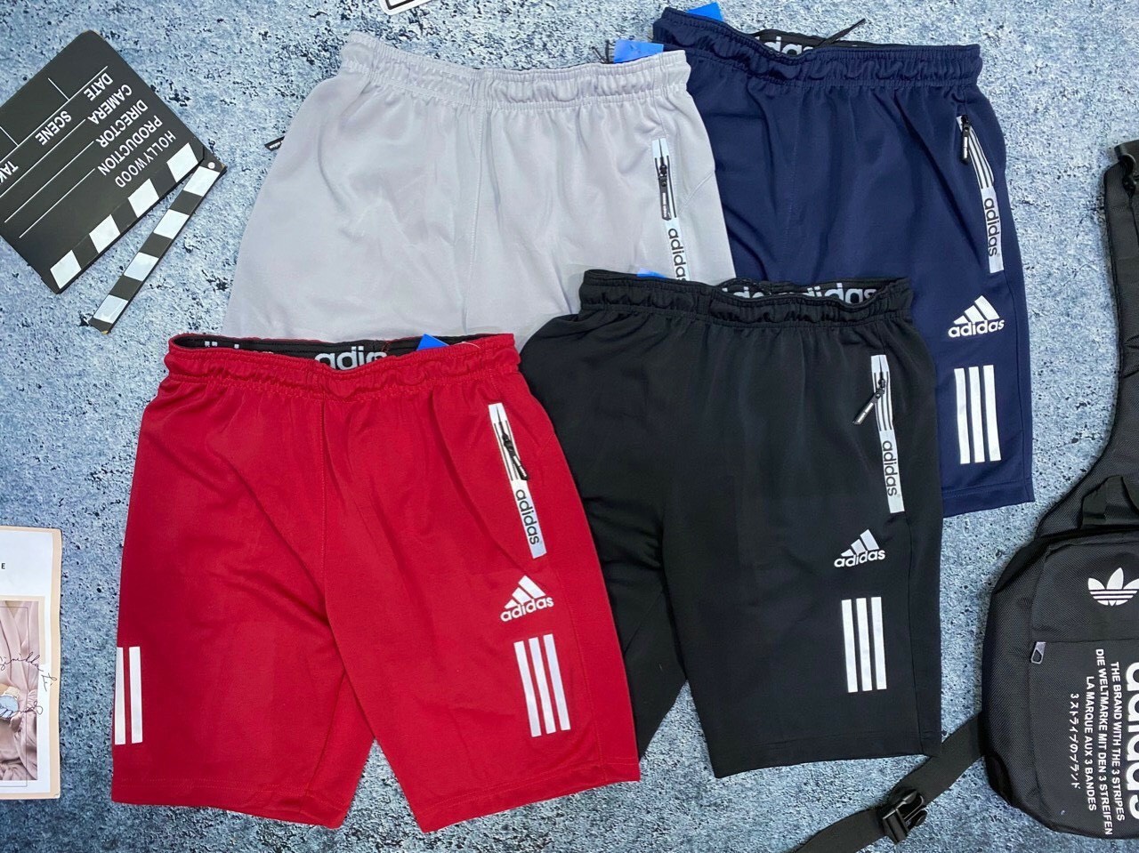 Quần Short Thể Thao - Gym Nam Có Khóa Kéo Cao Cấp