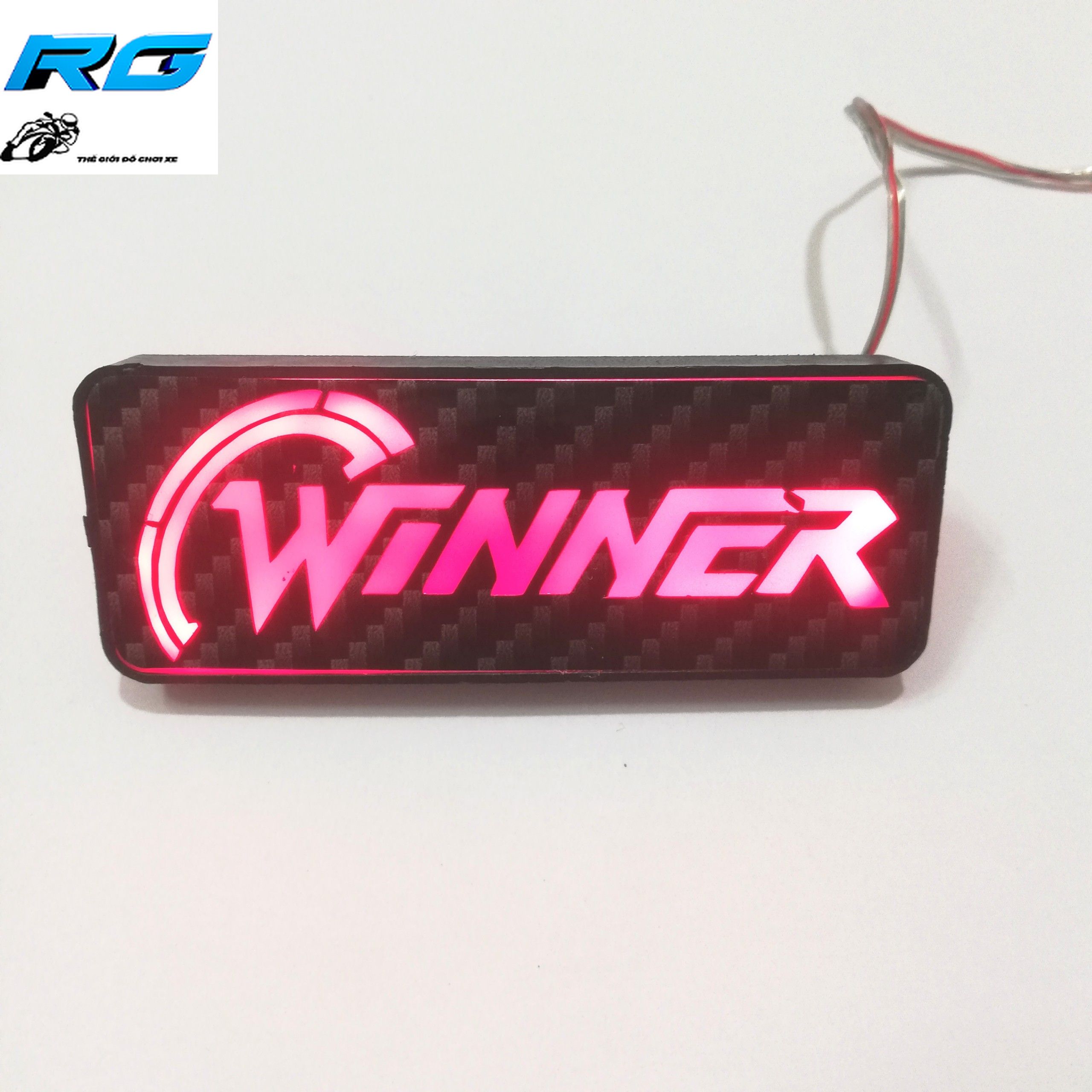 Chữ led gắn đuôi dè xe máy