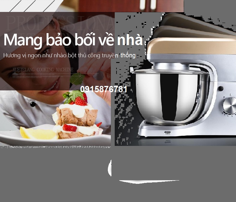 máy nhào bột đánh bột đánh trứng 5l  CÔNG SUẤT 1000W