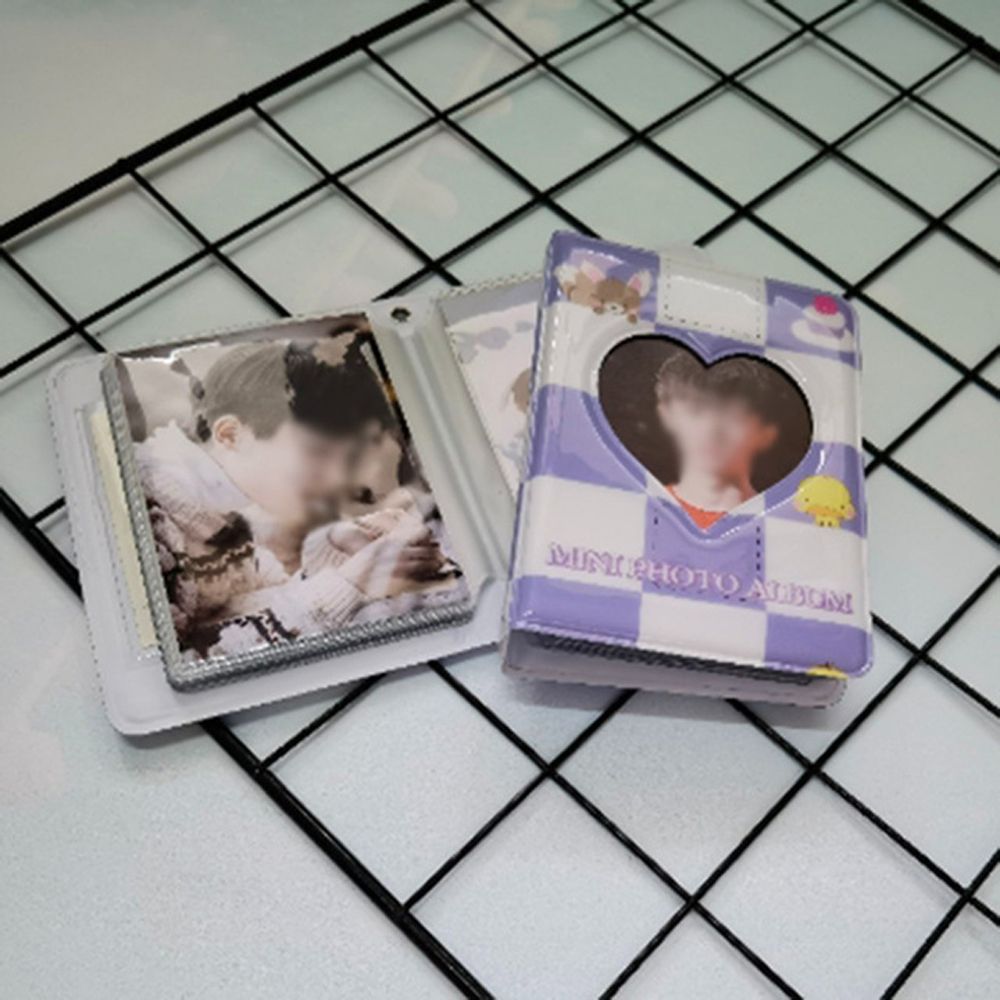 MMLUCK Butterfly Kawaii Business Card Photocard Holder 3 Inch Card Stock Name Card Book Photo Album Kpop Card Binder Binder Album