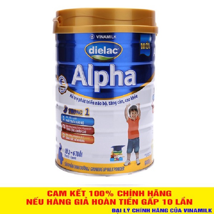 Sữa bột Vinamilk Dielac Alpha 4 900g