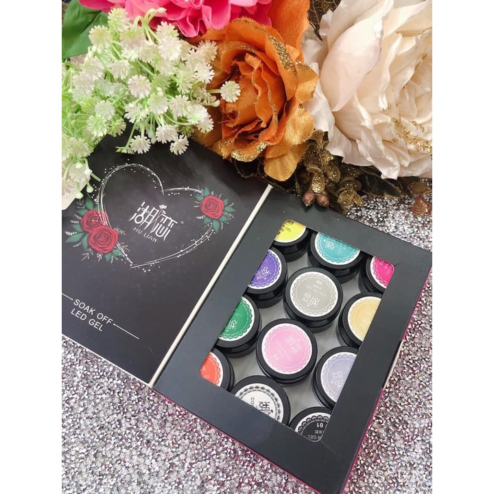 Set gel vẽ siêu đặc 12 màu