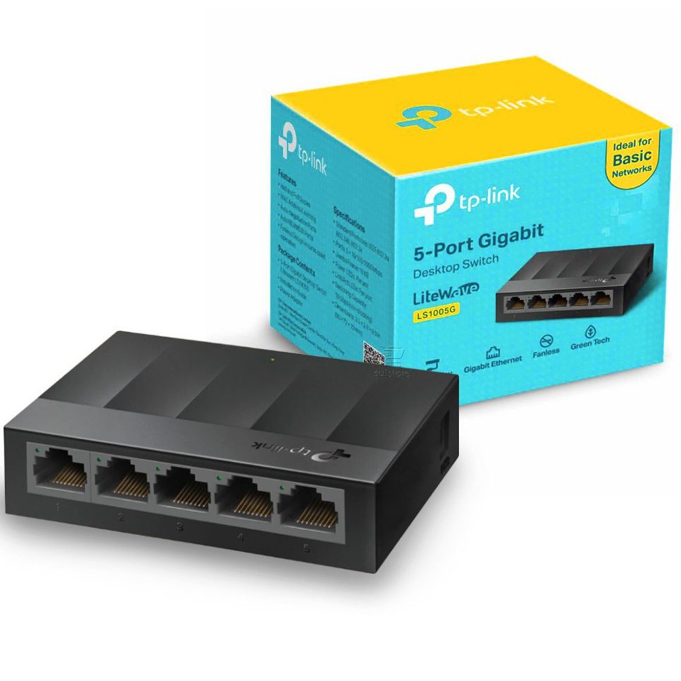 Switch TP-Link LS1005G 5 port Gigabit (1.0Gbps) New (Thiết bị chuyển mạng)