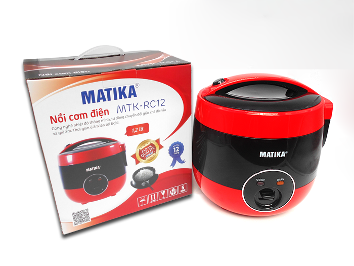 [HCM]nồi cơm điện Matika MTK-RC12