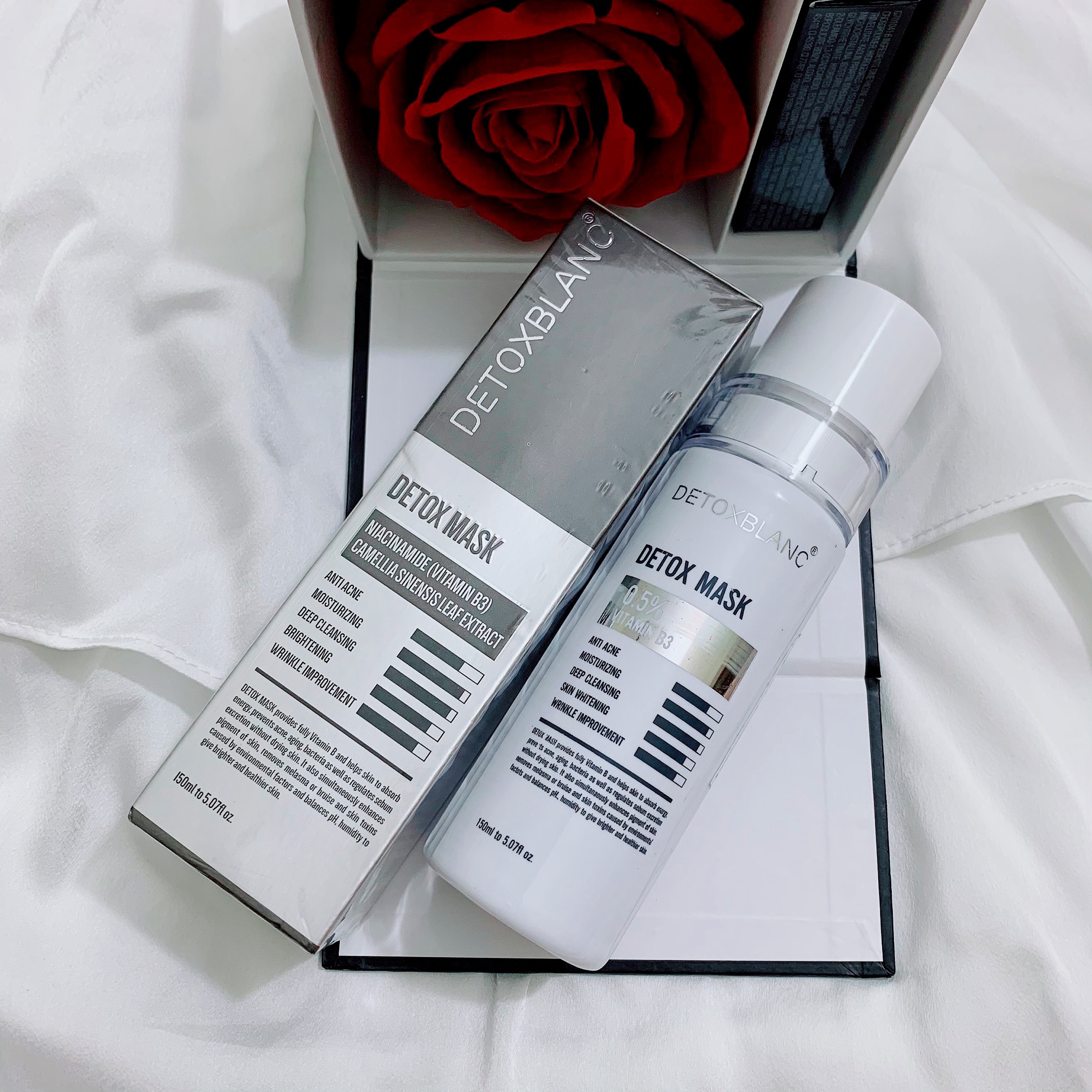 Mặt nạ thải độc trắng da DetoxBlanc