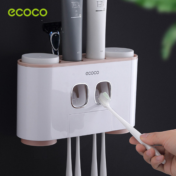 Kệ nhả kem tự động kèm để bàn chải đánh răng Ecoco-E1802