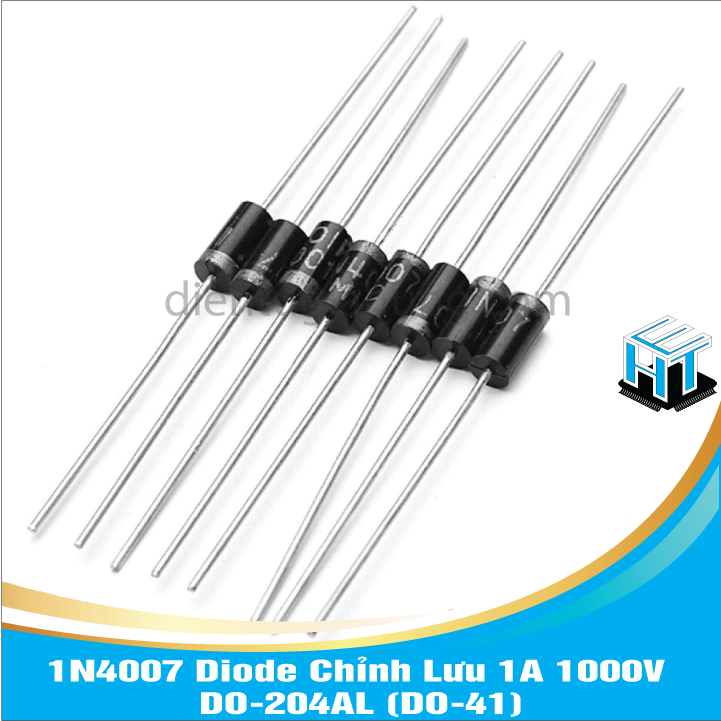 Combo 20 con 1N4007 Diode Chỉnh Lưu 1A 1000V DO-204AL (DO-41)